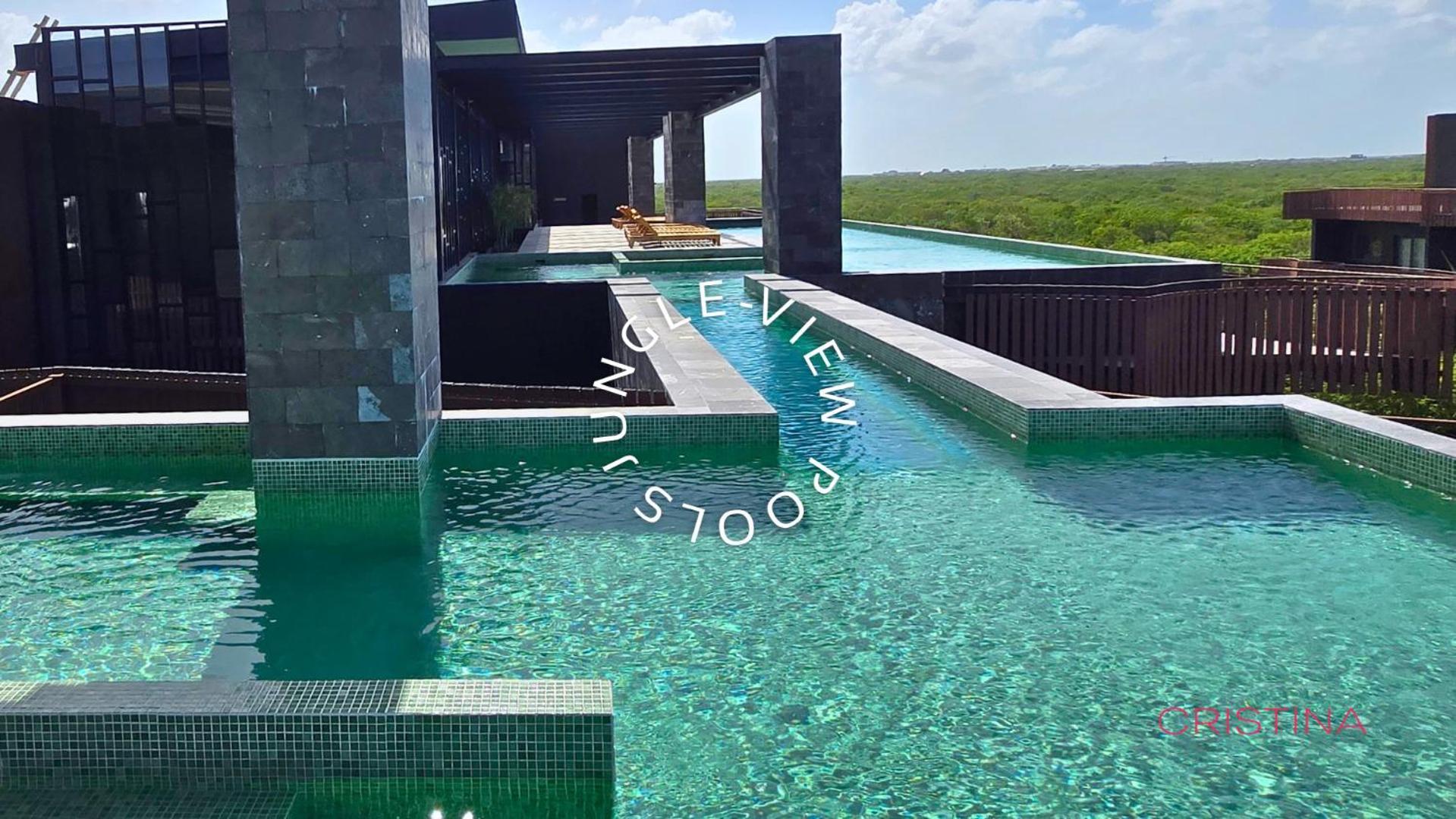 Apartamento With Private Jacuzzi, Rooftop Pools & Free Club Tulum